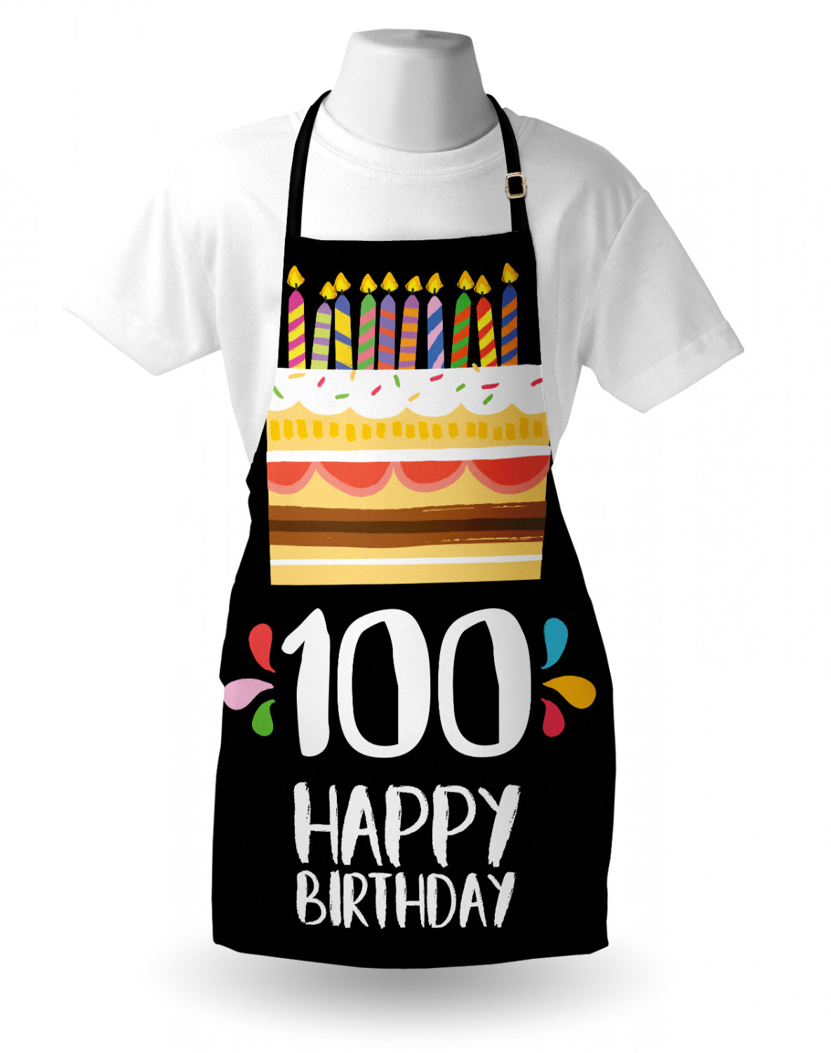 Retirement Party Apron Unisex Kitchen Bib with Adjustable Neck Cooking Baking