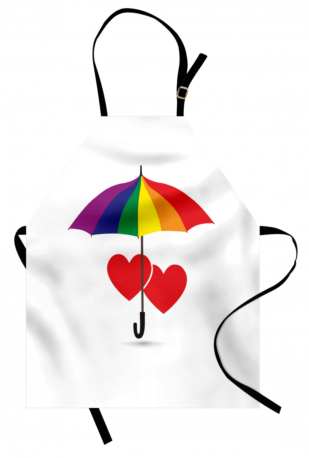 Ambesonne Rainbow Fun Kids Apron Boys Girls Apron Bib Cooking & Painting