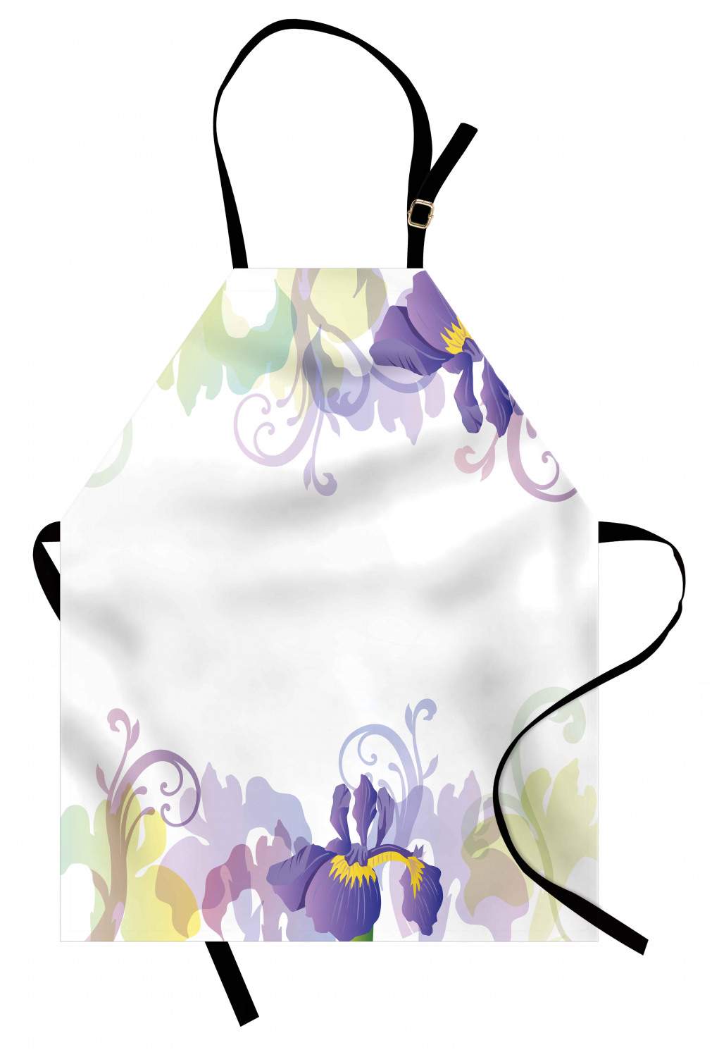 Ambesonne Unisex Durable Apron Adjustable Strap for Gardening and Cooking