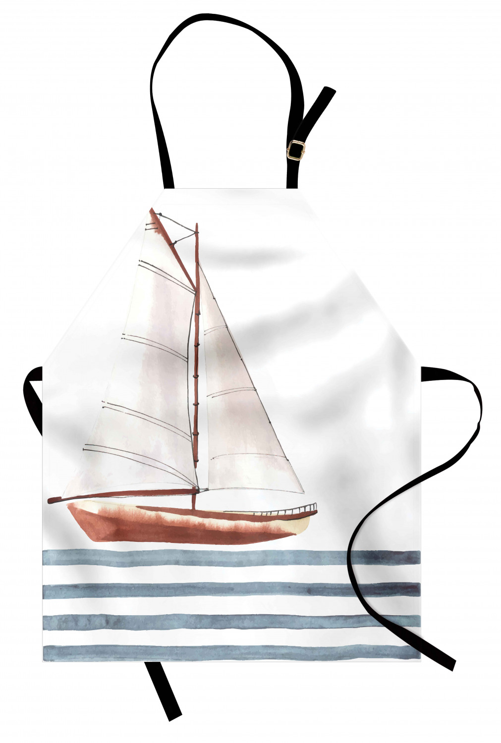 Ambesonne Unisex Durable Apron Adjustable Strap for Gardening and Cooking