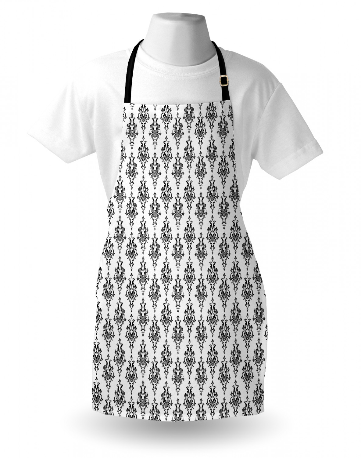 Ambesonne Unisex Durable Apron Adjustable Strap for Gardening and Cooking