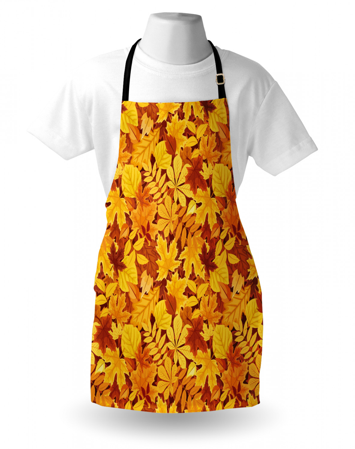 Ambesonne Unisex Durable Apron Adjustable Strap for Gardening and Cooking