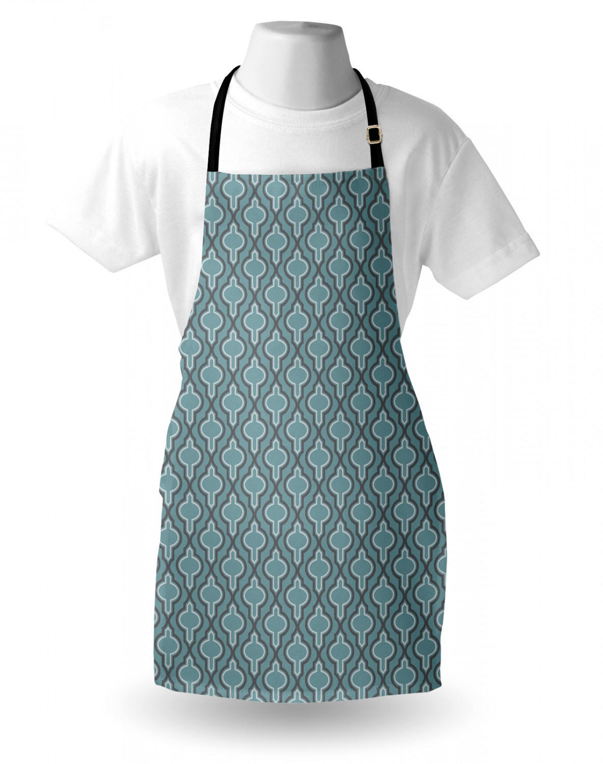 Ambesonne Unisex Durable Apron Adjustable Strap for Gardening and Cooking