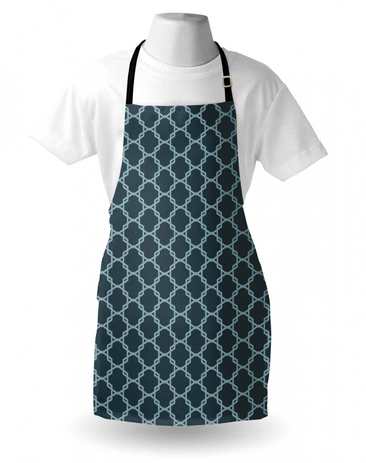 Ambesonne Durable Apron Bib with Adjustable Neck for Cooking Gardening