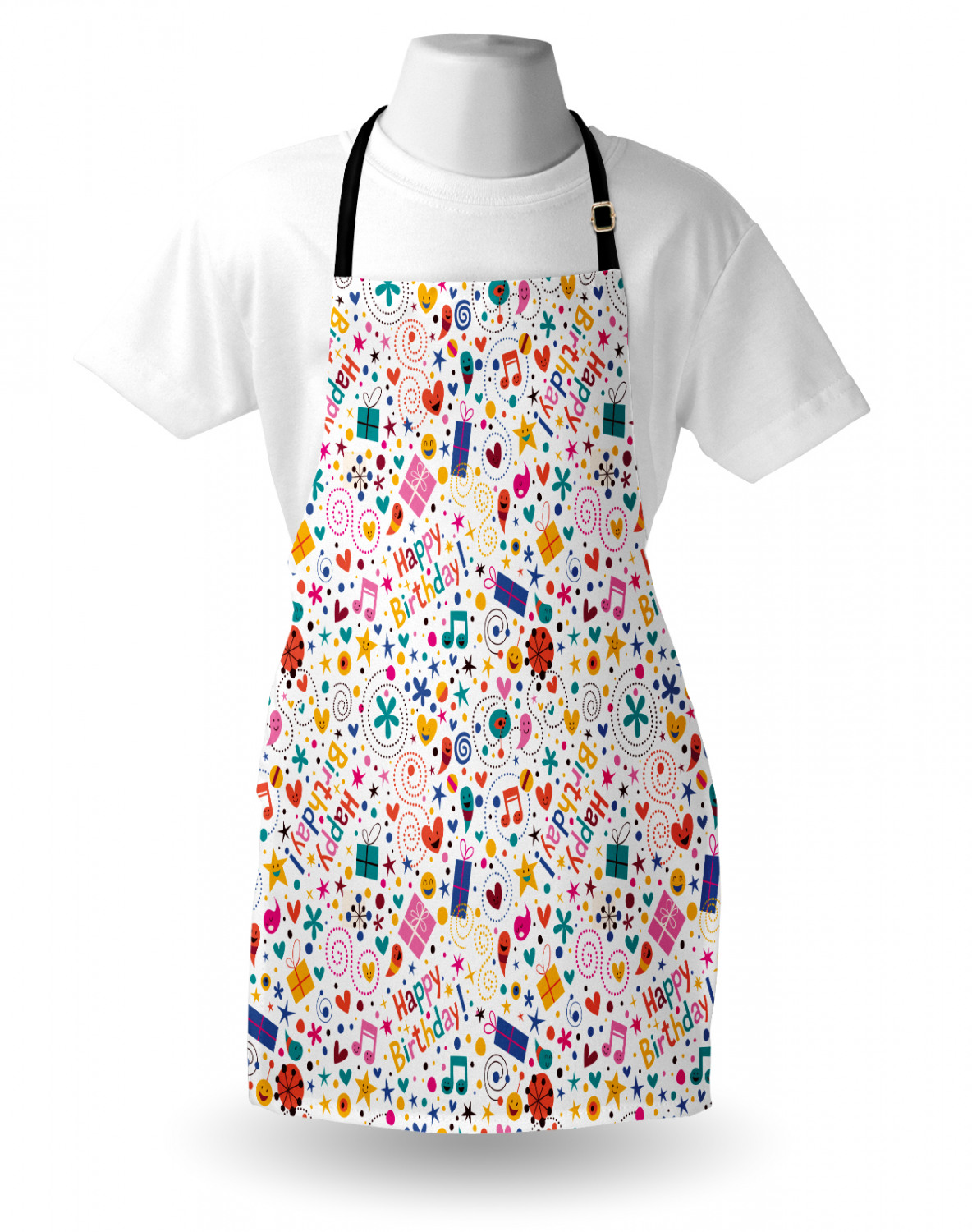 Ambesonne Apron with Adjustable Strap for Gardening Cooking Durable