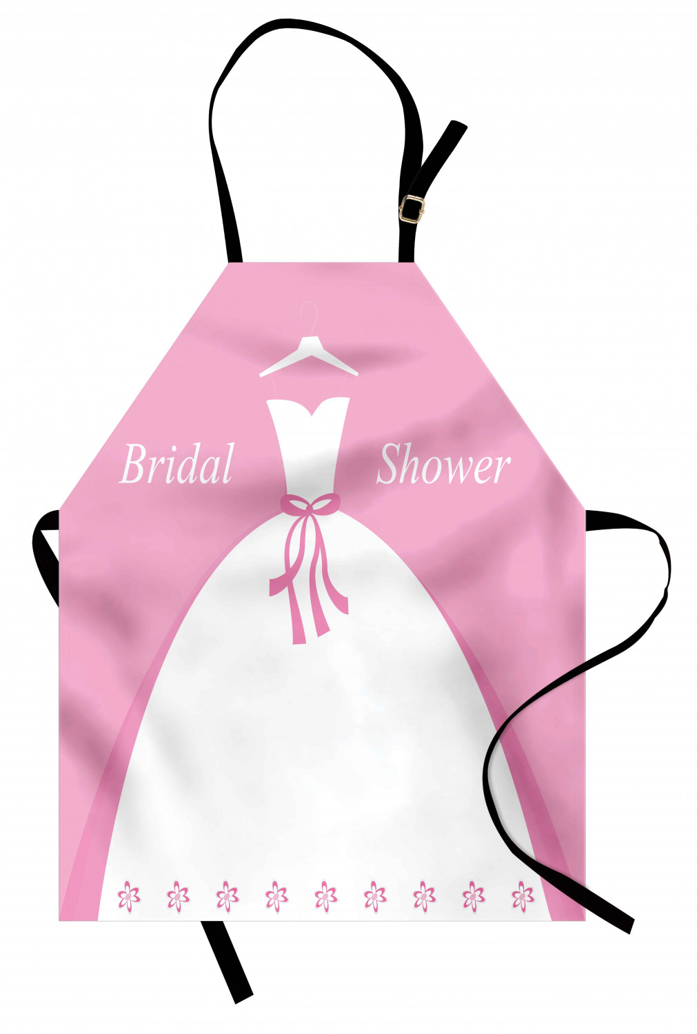 Wedding Apron Unisex Kitchen Bib with Adjustable Neck for Cooking Baking