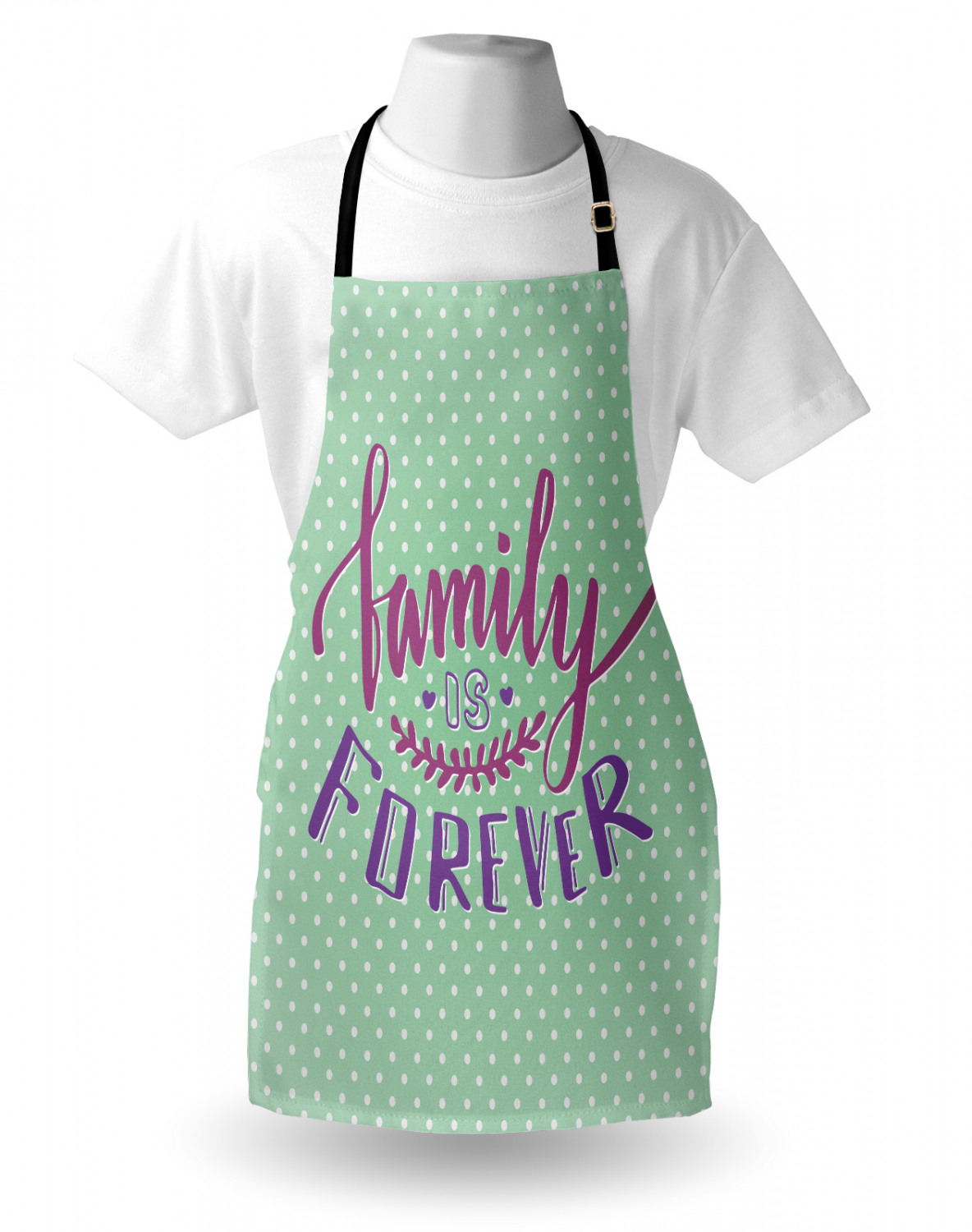 Ambesonne Retro Apron Unisex Kitchen Bib with Adjustable Neck Cooking Baking