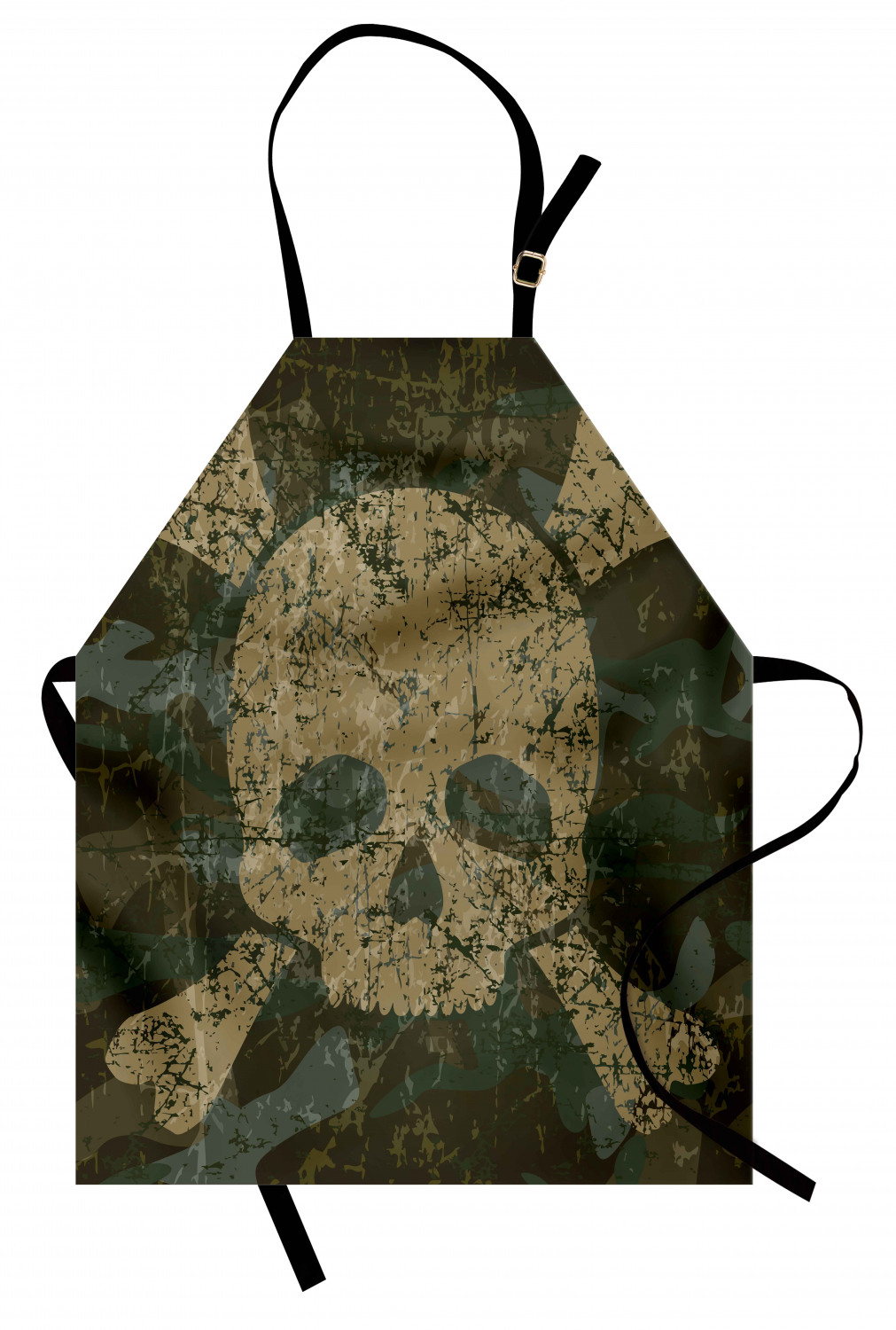 Ambesonne Apron with Adjustable Strap for Gardening Cooking Durable