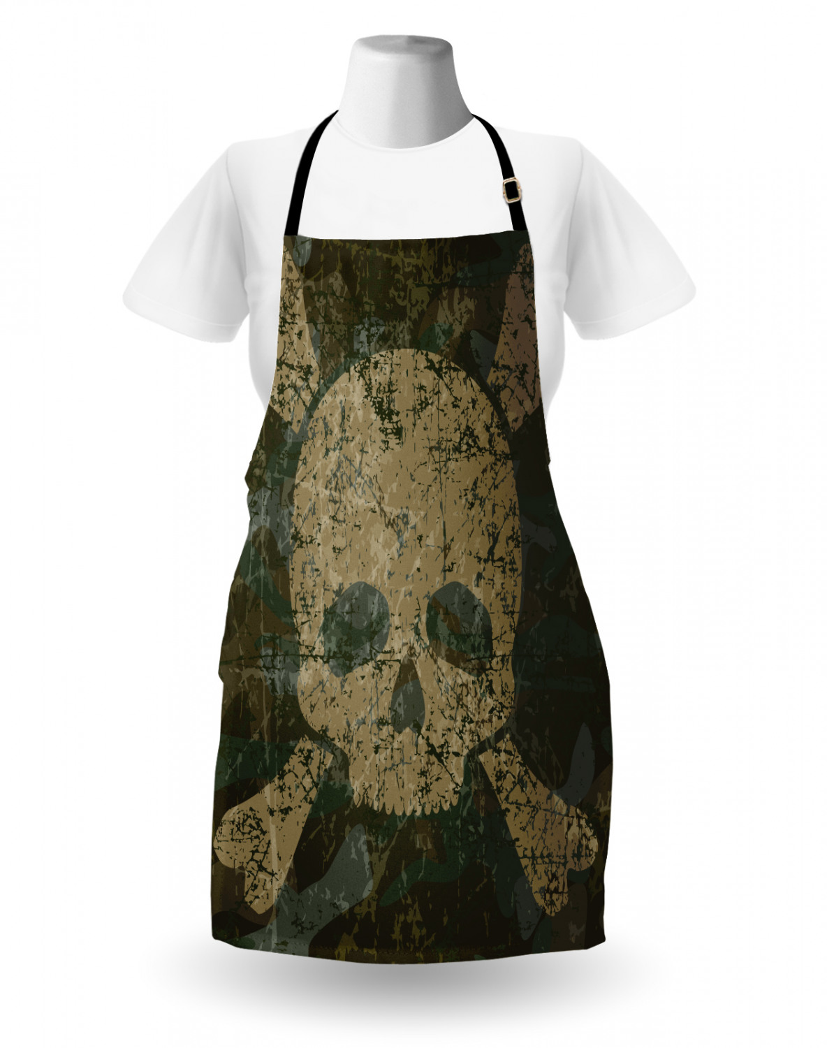 Ambesonne Apron with Adjustable Strap for Gardening Cooking Durable