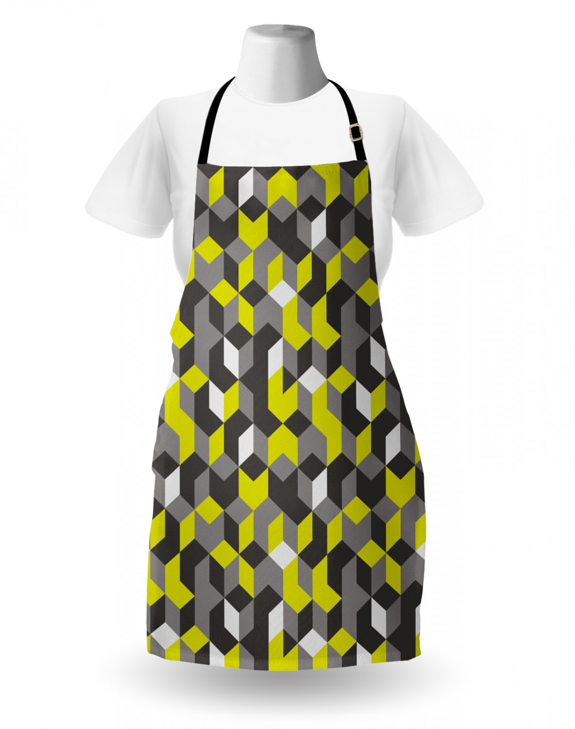 Ambesonne Apron with Adjustable Strap for Gardening Cooking Durable