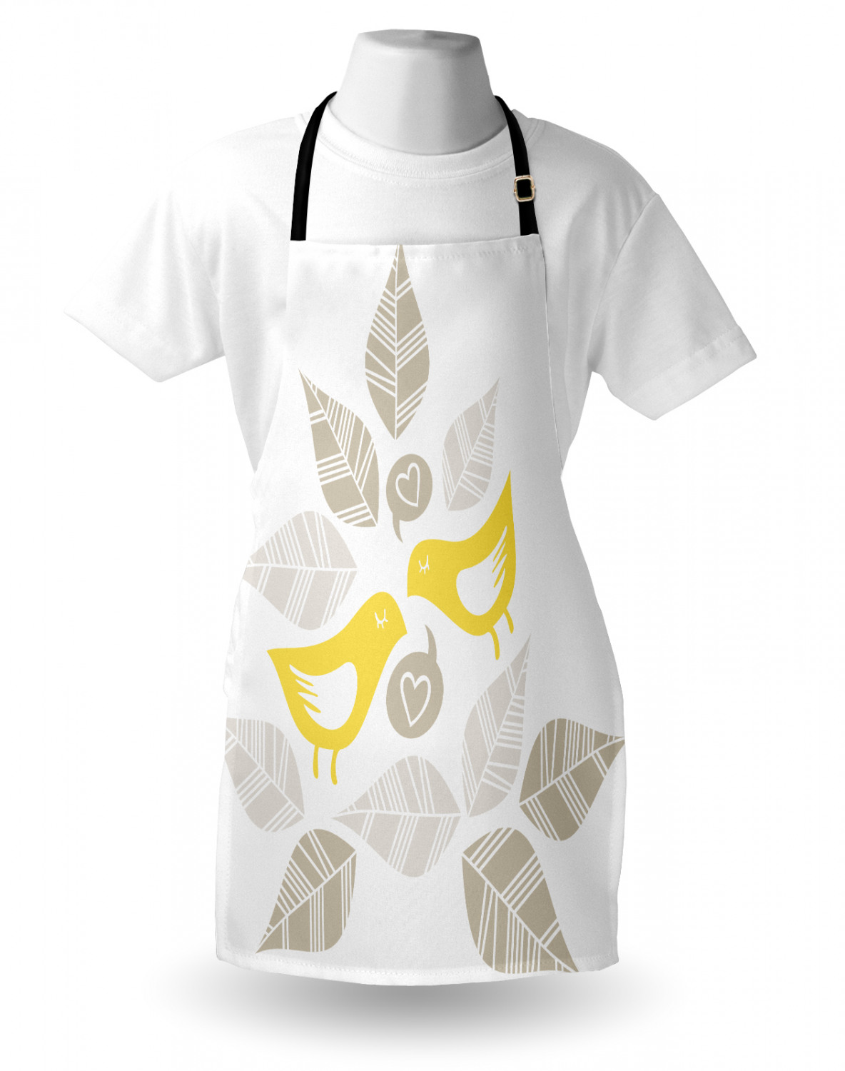 Ambesonne Apron with Adjustable Strap for Gardening Cooking Durable