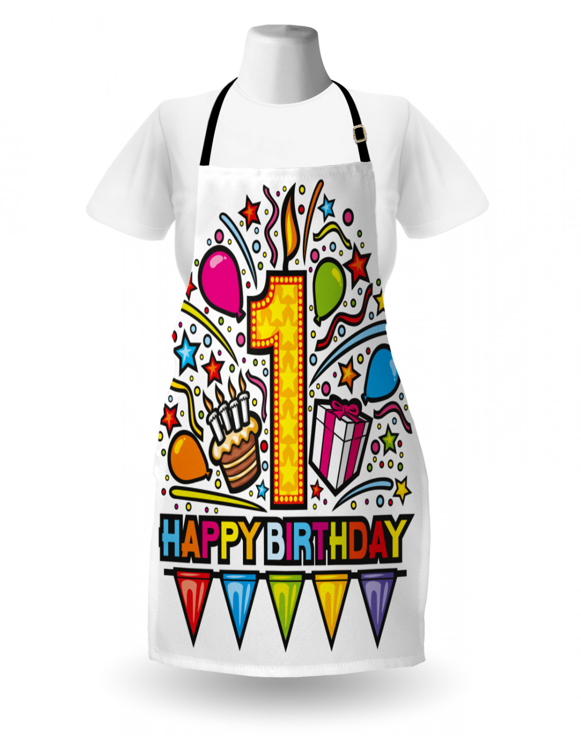 Retirement Party Apron Unisex Kitchen Bib with Adjustable Neck Cooking Baking