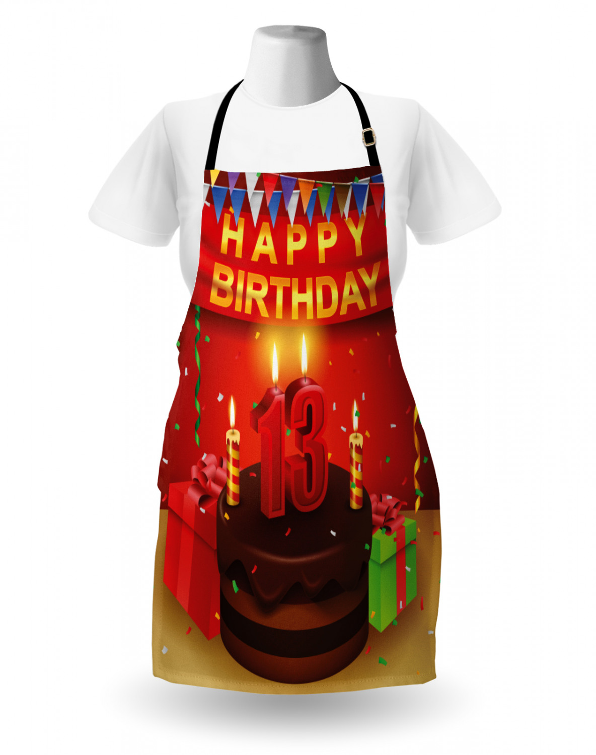 Retirement Party Apron Unisex Kitchen Bib with Adjustable Neck Cooking Baking