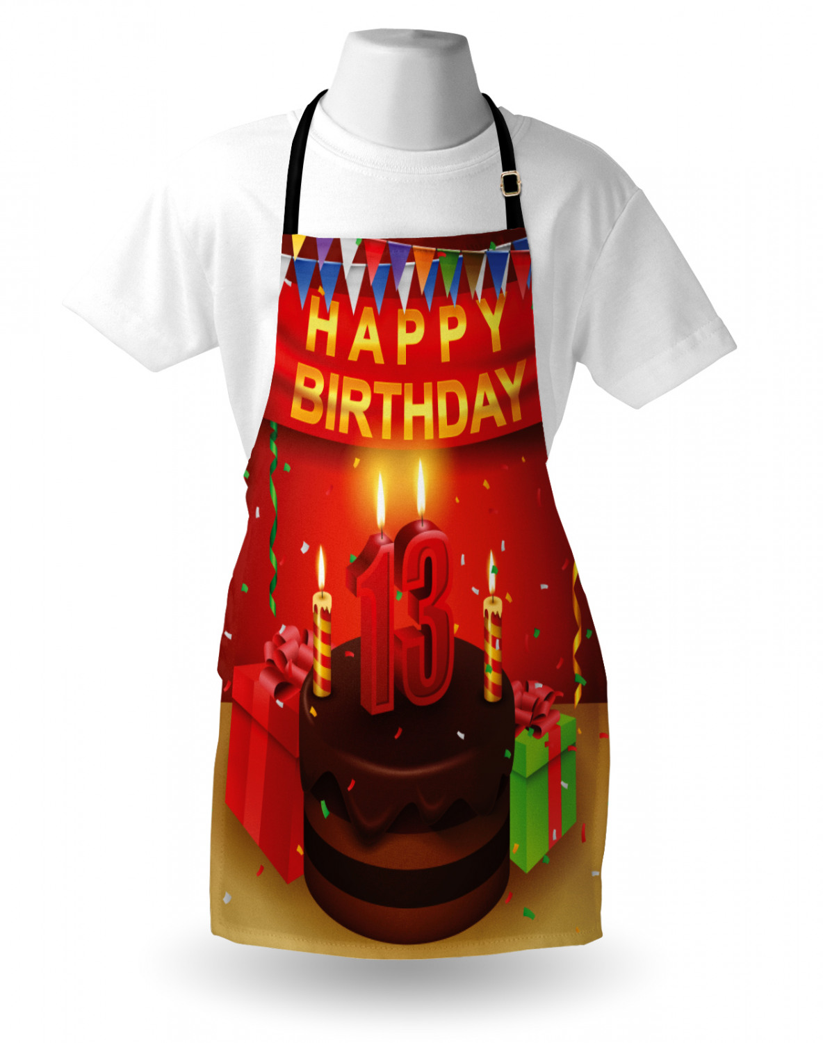 Retirement Party Apron Unisex Kitchen Bib with Adjustable Neck Cooking Baking