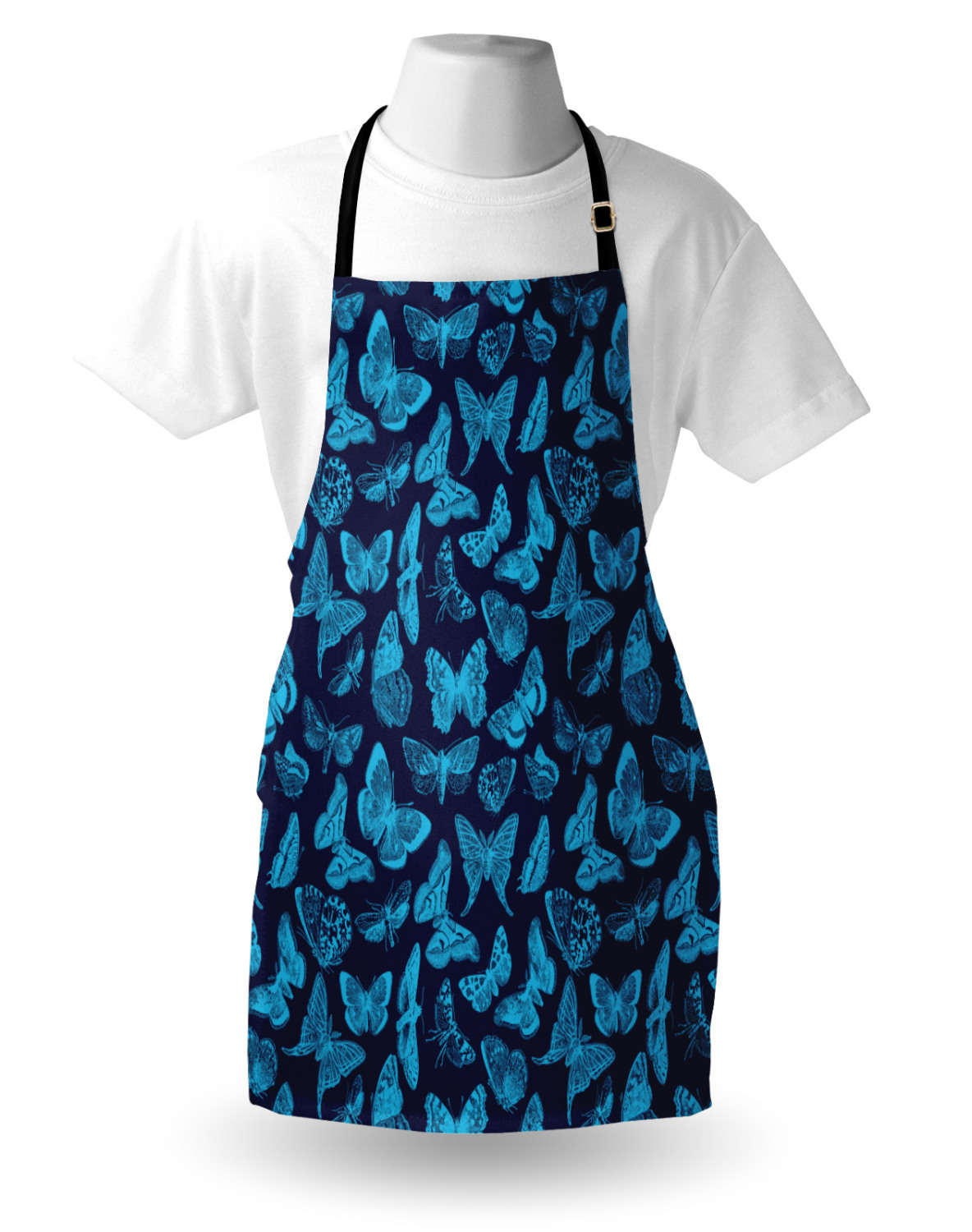 Caterpillar Apron Unisex Kitchen Bib with Adjustable Neck Cooking Baking