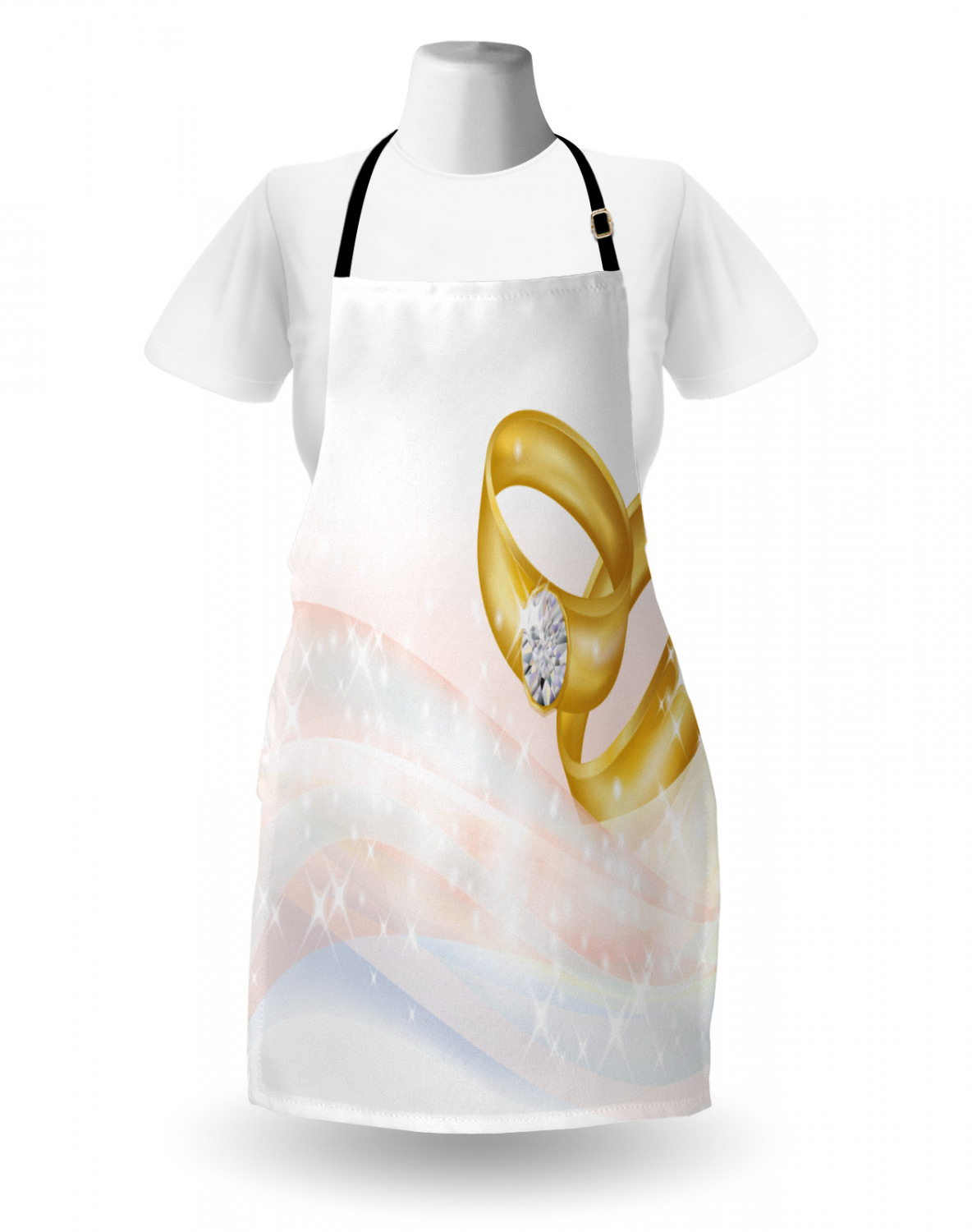 Everyday Use Adult Baking Apron Bride to Be Adjustable Neck Strap Bib Apron w 2 pockets Washable Reusable Great for Cooking