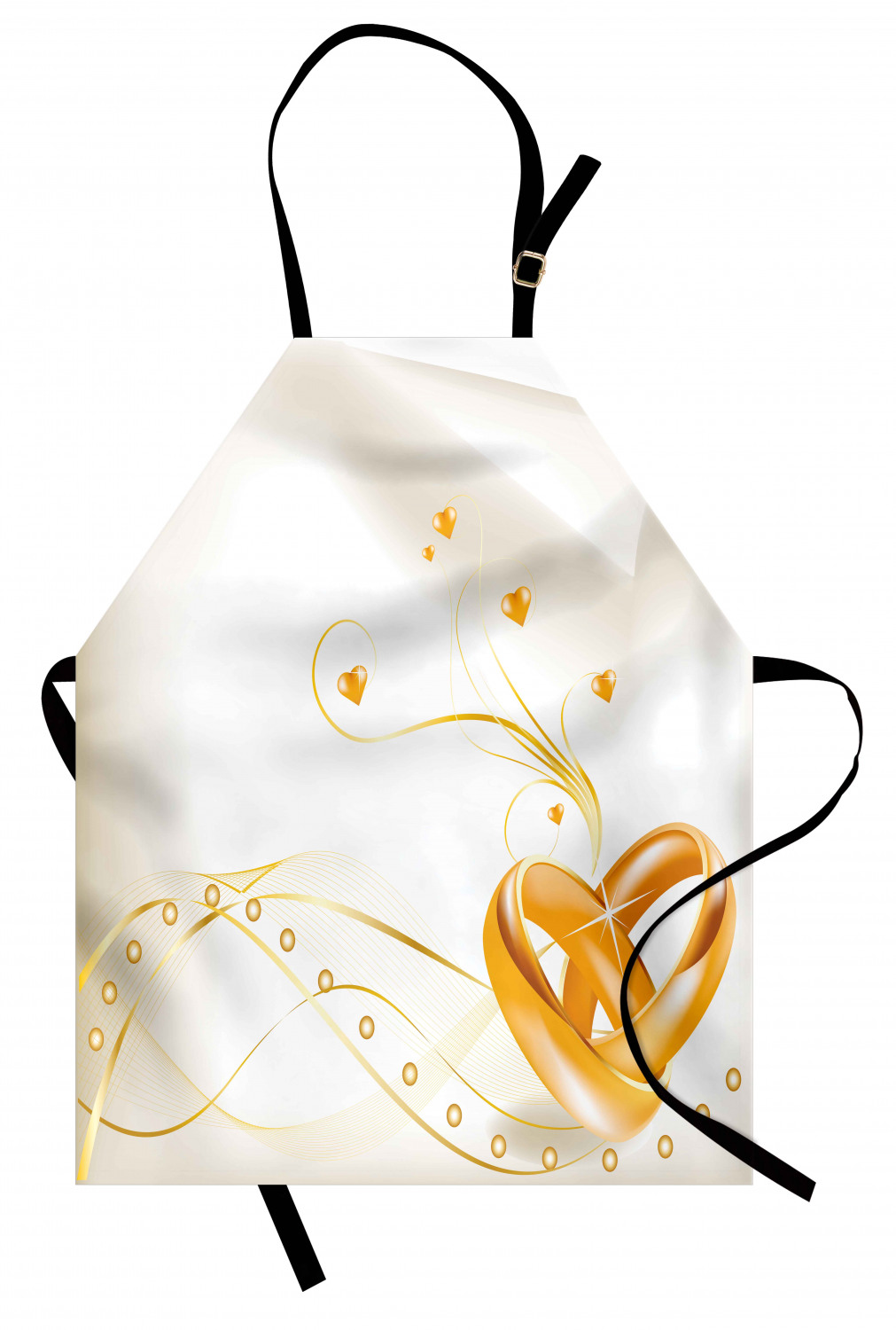 Ambesonne Apron with Adjustable Strap for Gardening Cooking Durable