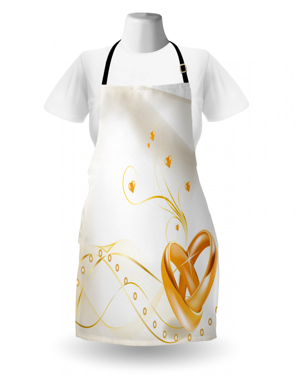 Ambesonne Apron with Adjustable Strap for Gardening Cooking Durable