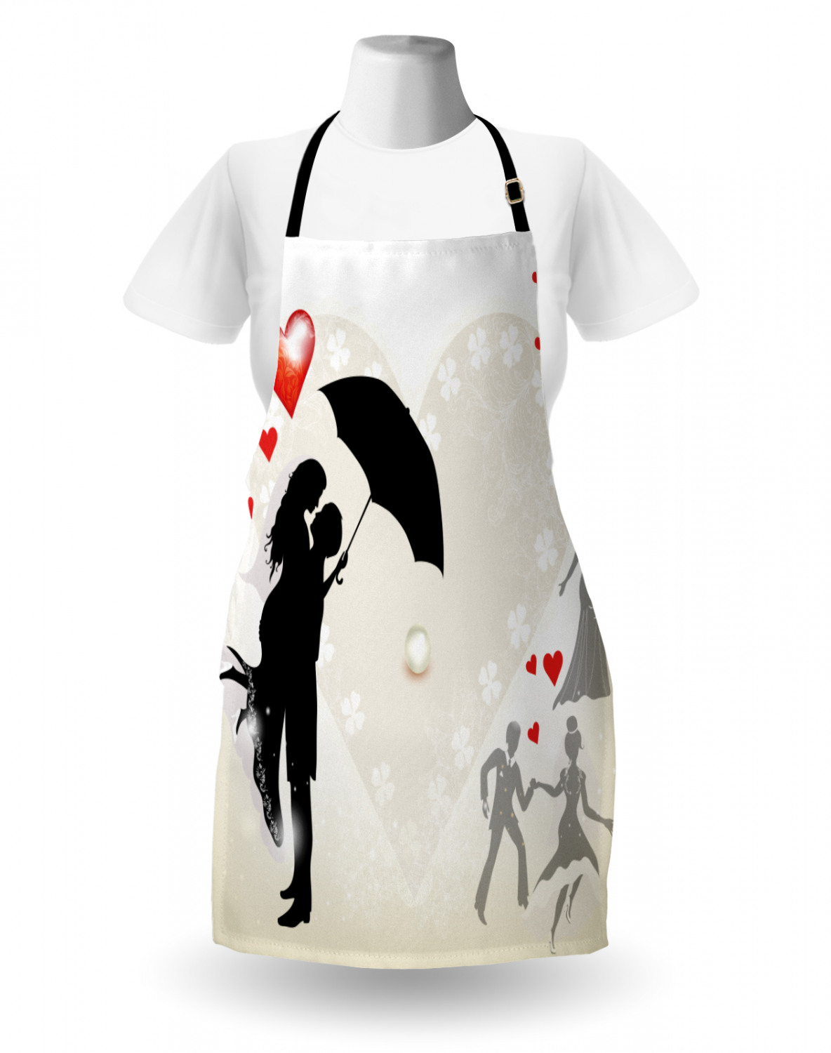 Ambesonne Apron with Adjustable Strap for Gardening Cooking Durable