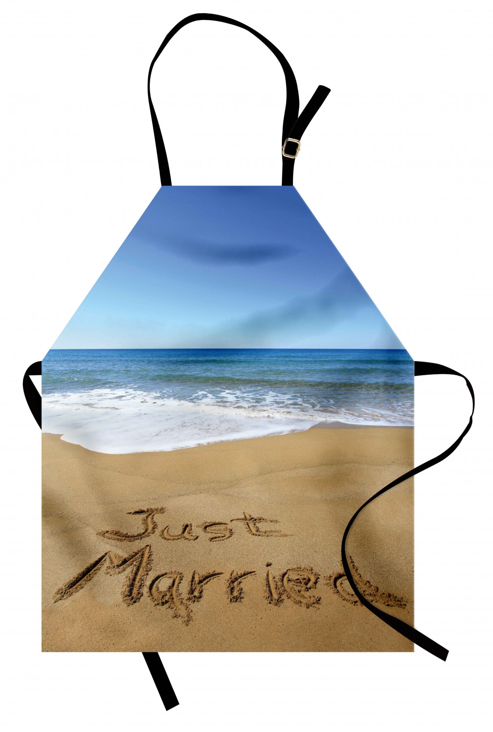 Ambesonne Apron with Adjustable Strap for Gardening Cooking Durable