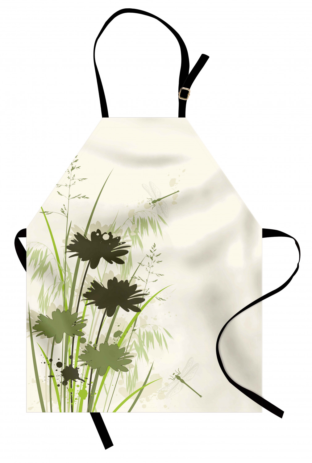 Ambesonne Apron with Adjustable Strap for Gardening Cooking Durable