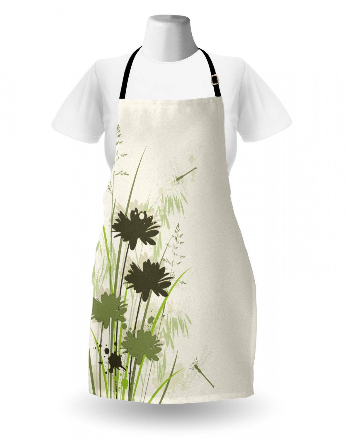 Ambesonne Apron with Adjustable Strap for Gardening Cooking Durable