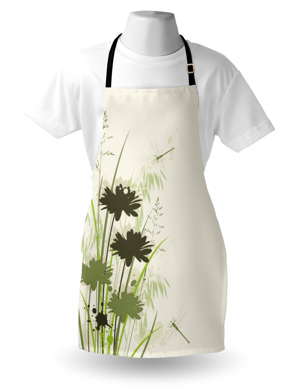 Ambesonne Apron with Adjustable Strap for Gardening Cooking Durable