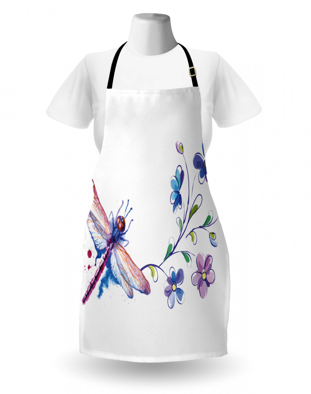 Ambesonne Apron with Adjustable Strap for Gardening Cooking Durable