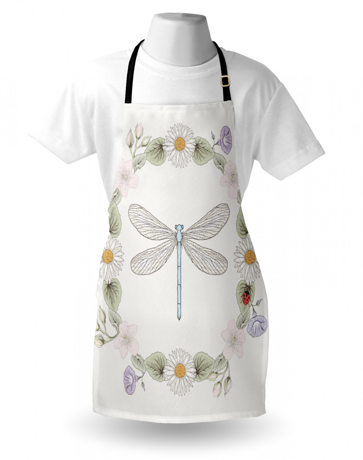 Ambesonne Apron with Adjustable Strap for Gardening Cooking Durable