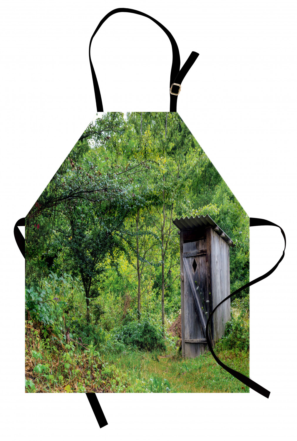 Ambesonne Apron with Adjustable Strap for Gardening Cooking Durable