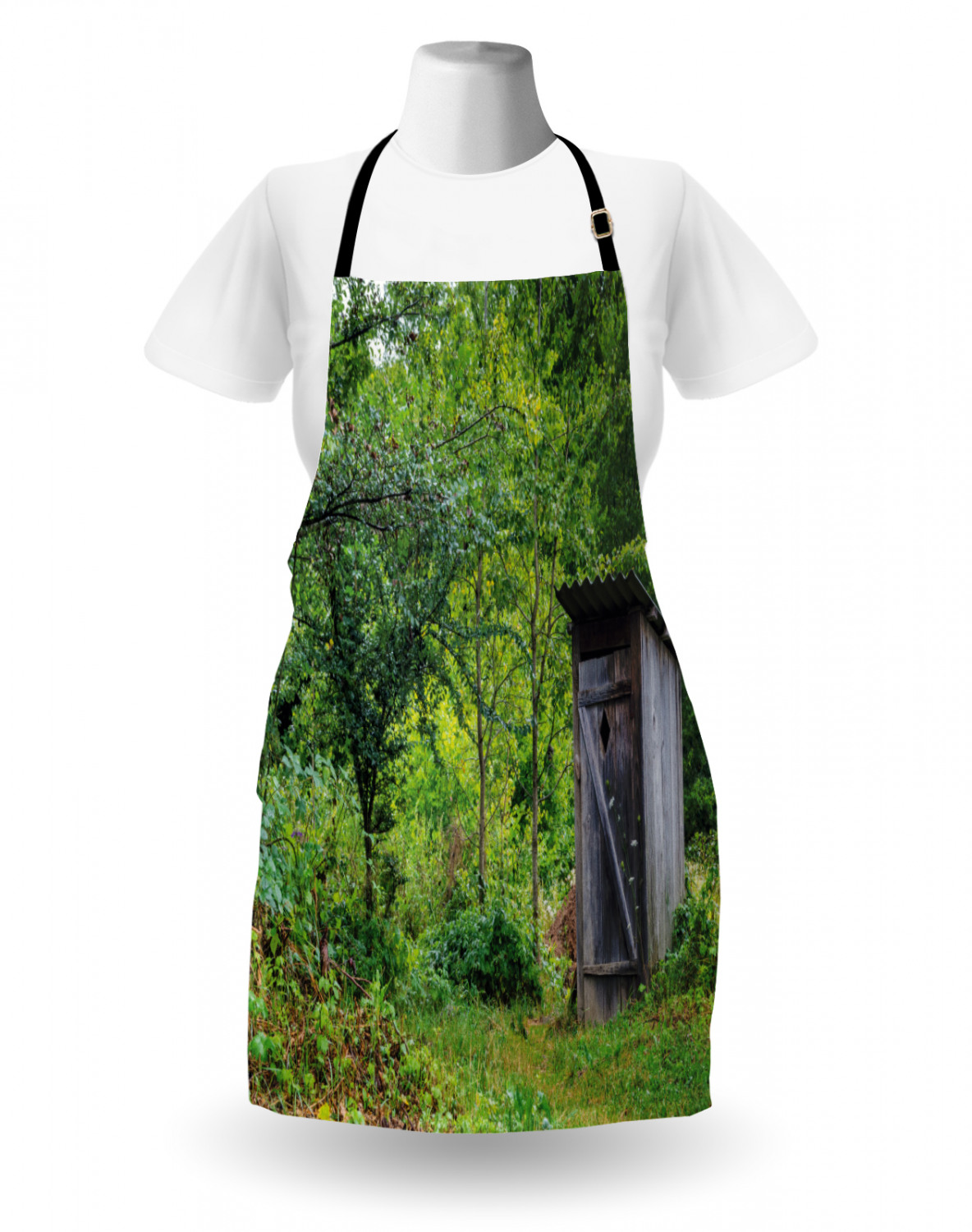 Ambesonne Apron with Adjustable Strap for Gardening Cooking Durable