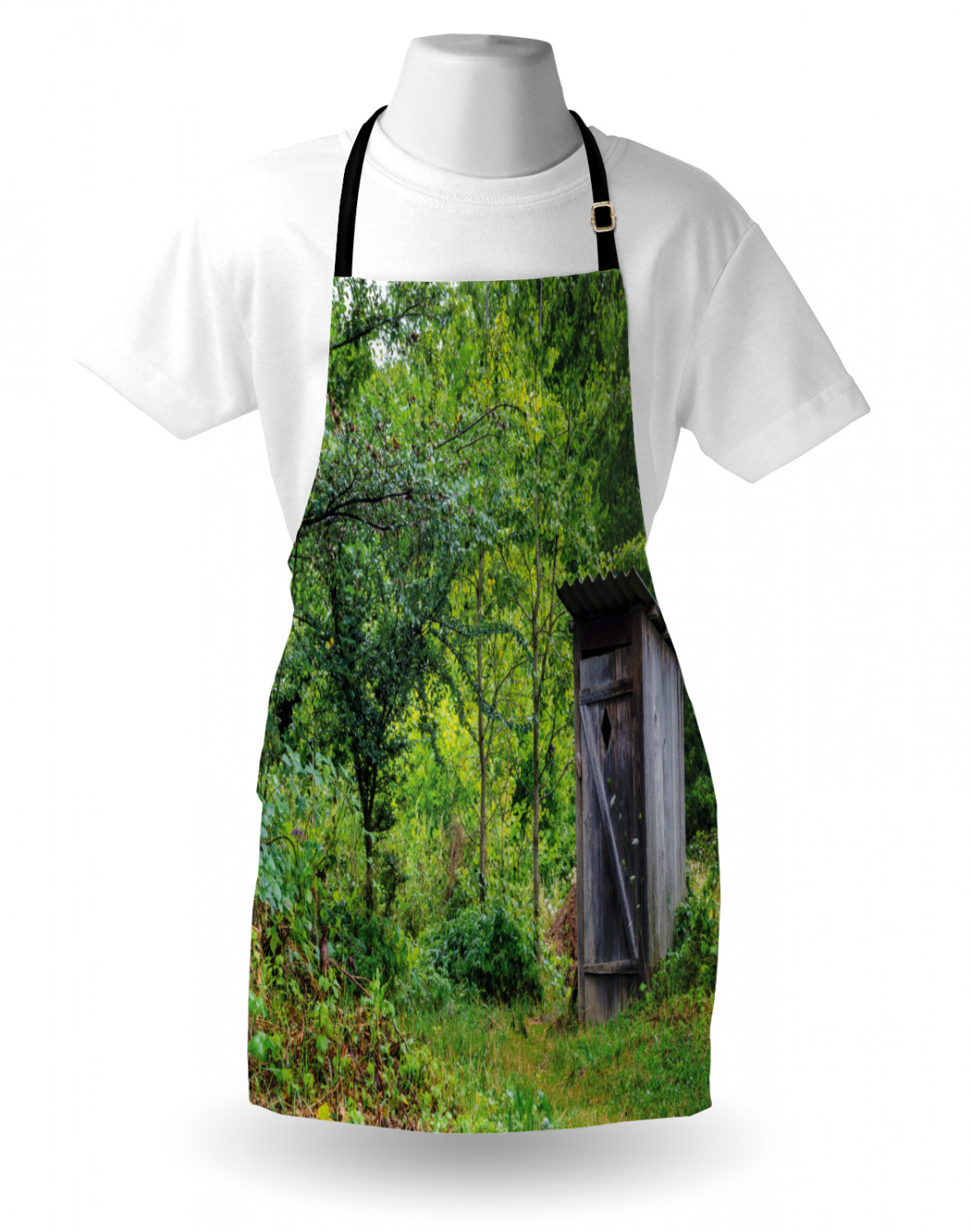 Ambesonne Apron with Adjustable Strap for Gardening Cooking Durable