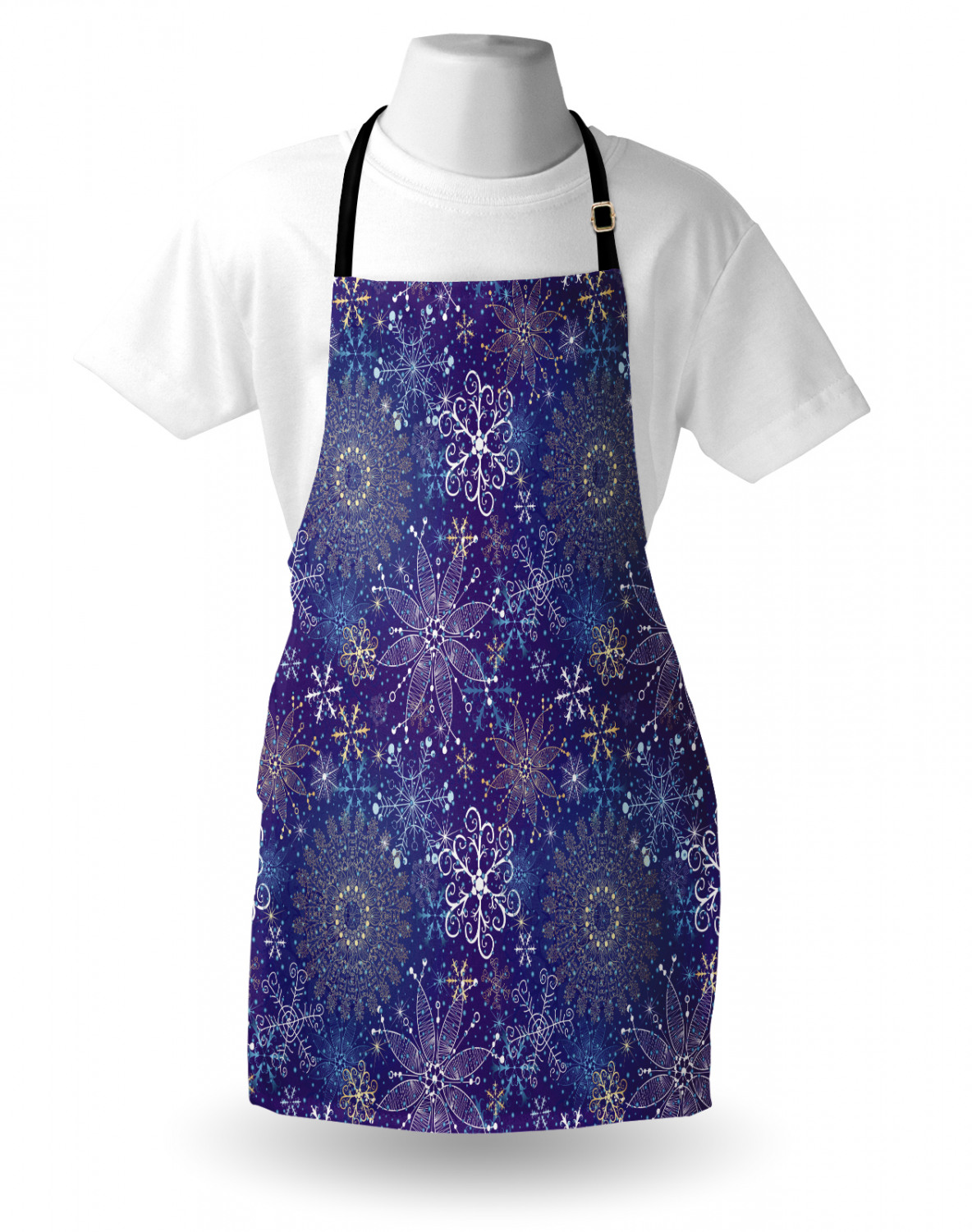 Gingerbread Man Apron Unisex Kitchen Bib with Adjustable Neck Cooking