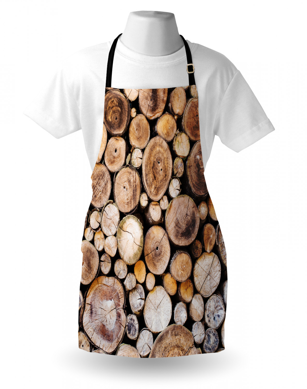 Ambesonne Durable Apron Bib Adjustable Neck for Gardening and Cooking