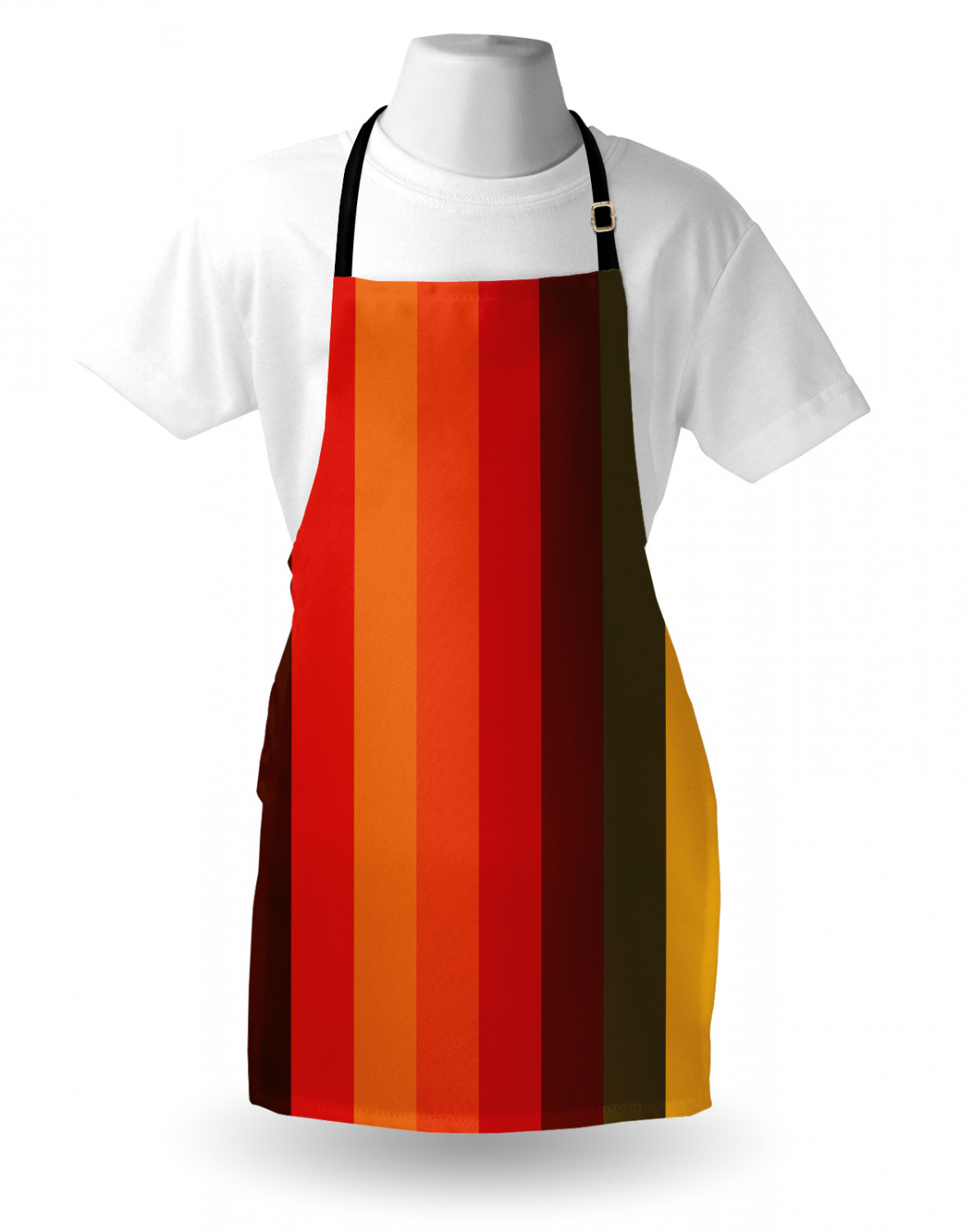 Ambesonne Durable Apron Bib Adjustable Neck for Gardening and Cooking