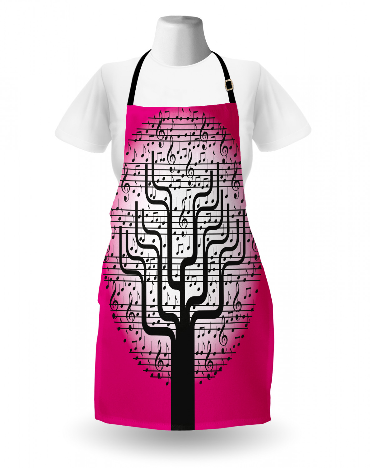 Ambesonne Durable Apron Bib Adjustable Neck for Gardening and Cooking