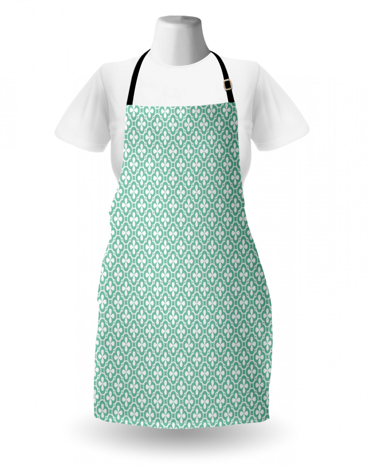 Ambesonne Durable Apron Bib Adjustable Neck for Gardening and Cooking