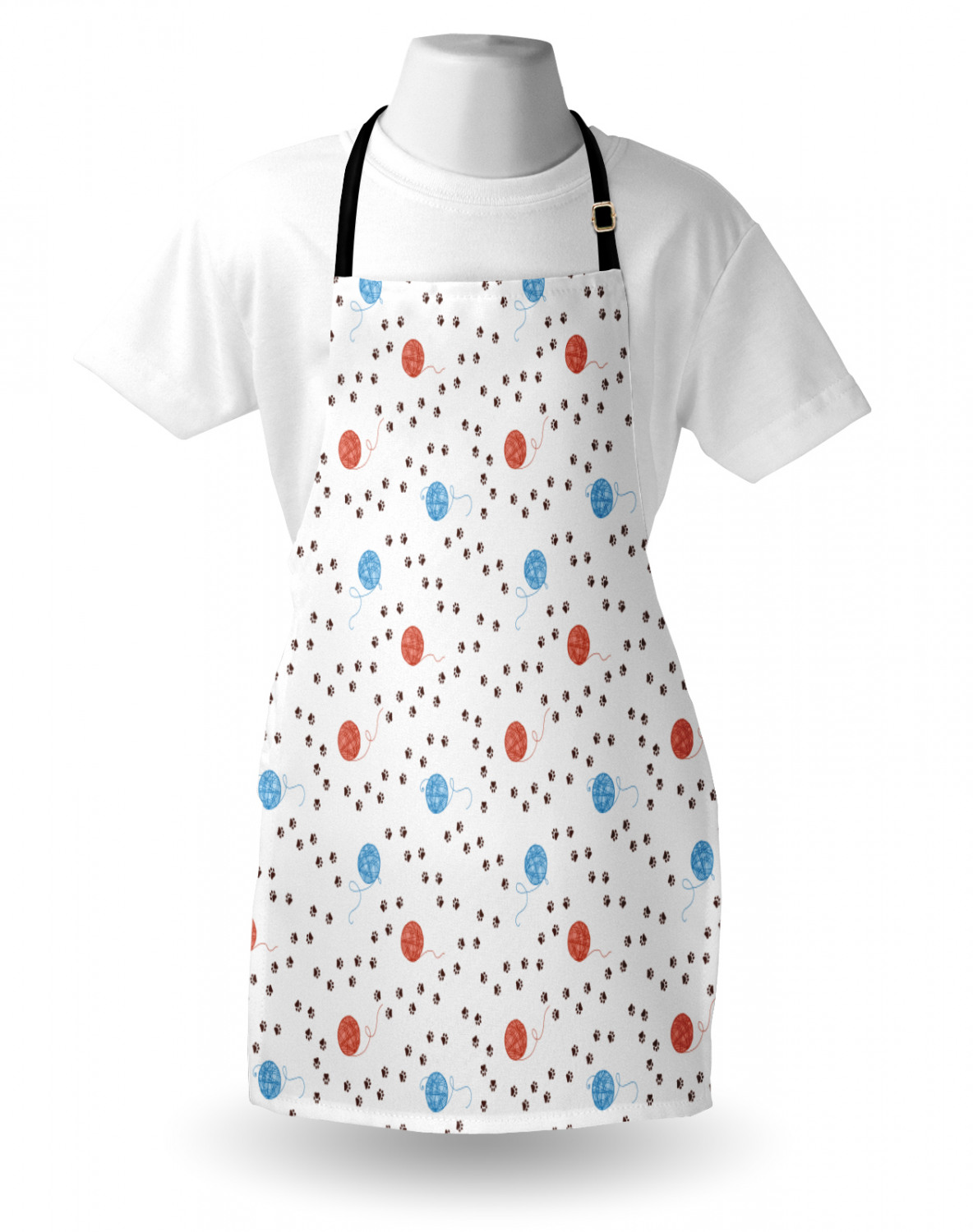 Ambesonne Durable Apron Bib Adjustable Neck for Gardening and Cooking