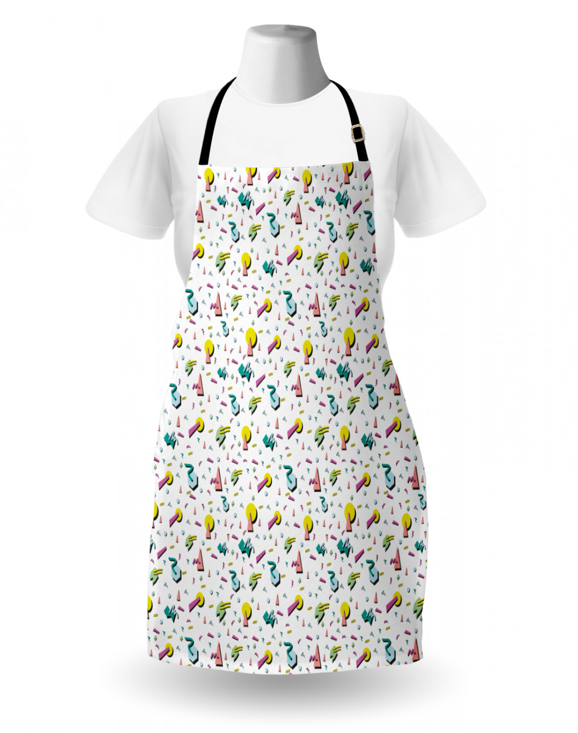 Ambesonne Durable Apron Bib Adjustable Neck for Gardening and Cooking