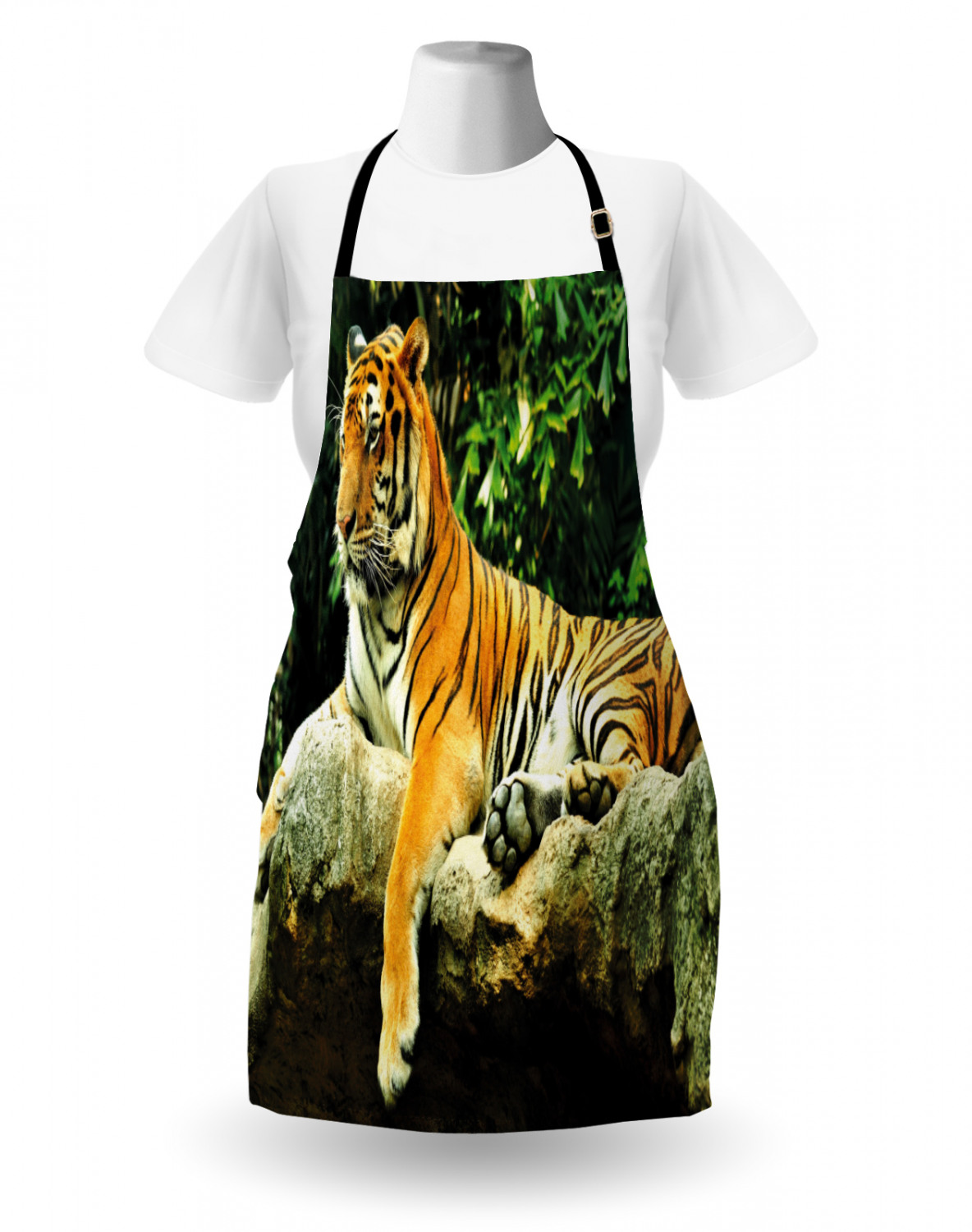 Tiger Apron Unisex Kitchen Bib with Adjustable Neck Cooking Baking | eBay