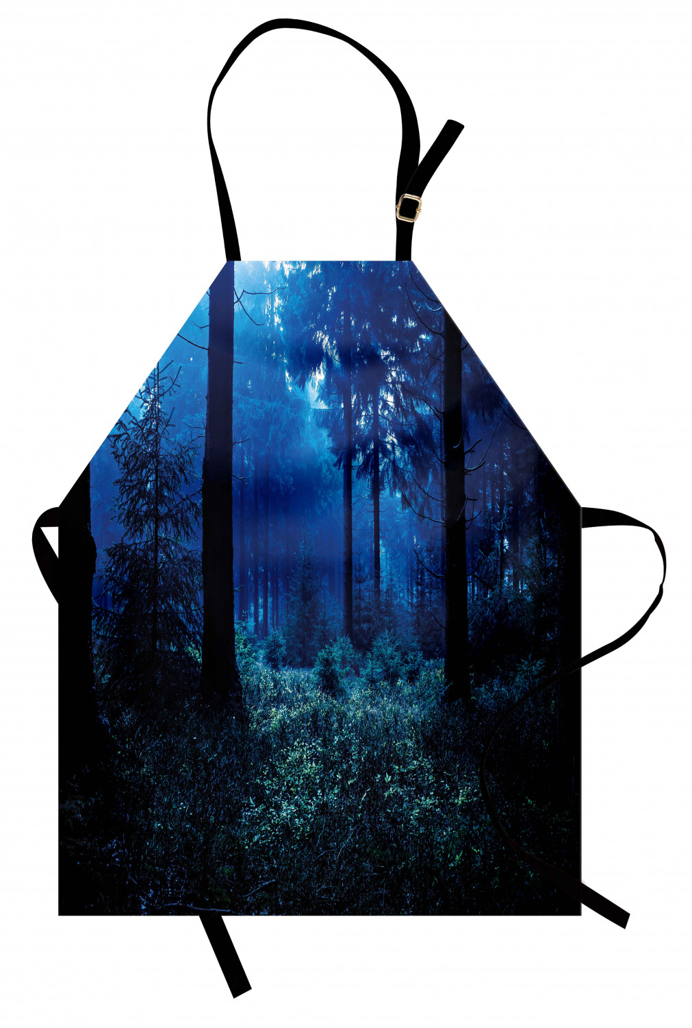 Fall Apron Unisex Kitchen Bib with Adjustable Neck Cooking Ambesonne