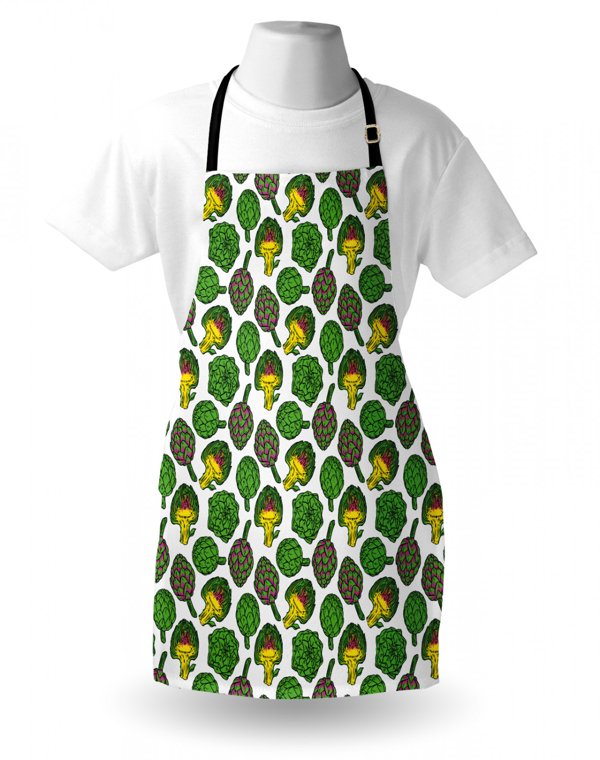 Gingerbread Man Apron Unisex Kitchen Bib with Adjustable Neck Cooking