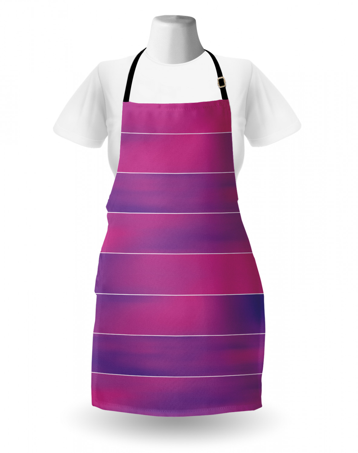 Ambesonne Pink Apron Unisex Kitchen Bib with Adjustable Neck Cooking Baking