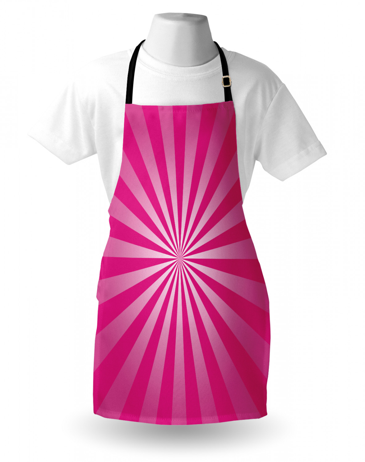 Ambesonne Pinkish Apron Unisex Kitchen Bib with Adjustable Neck Cooking Baking