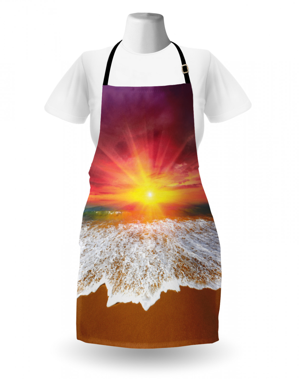 Ambesonne Apron Adjustable Strap for Gardening and Cooking Unisex