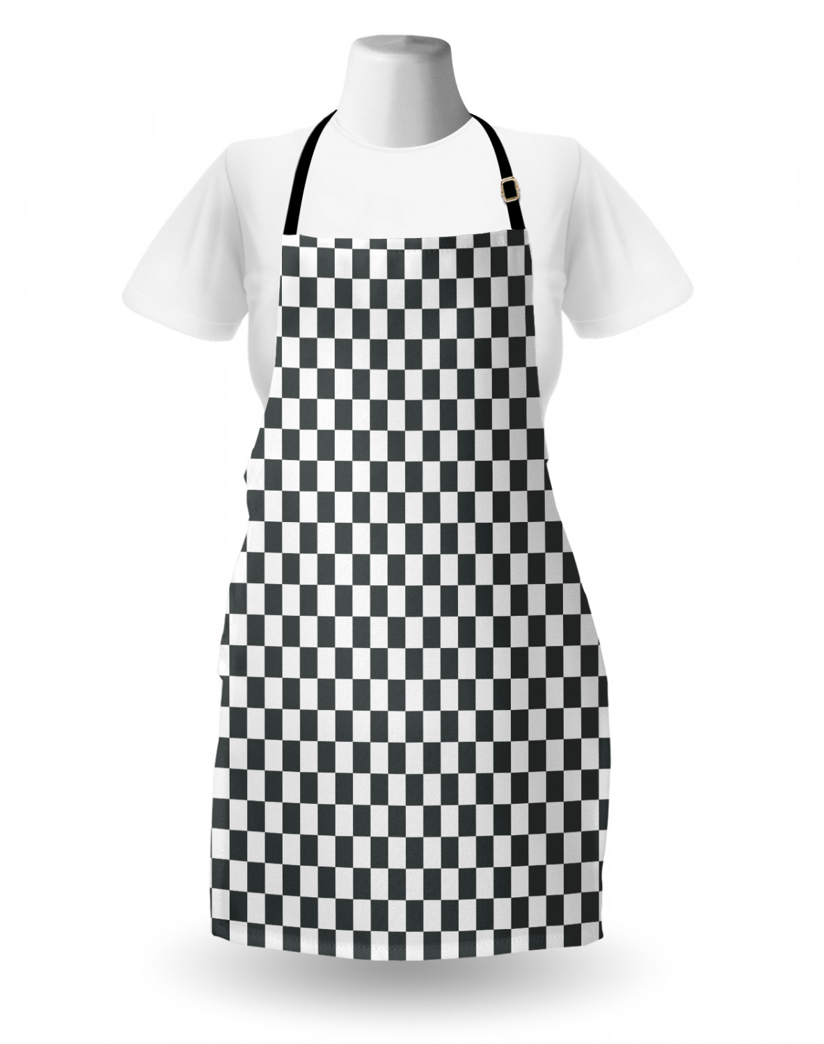 Ambesonne Apron Unisex Bib with Adjustable Strap for Working