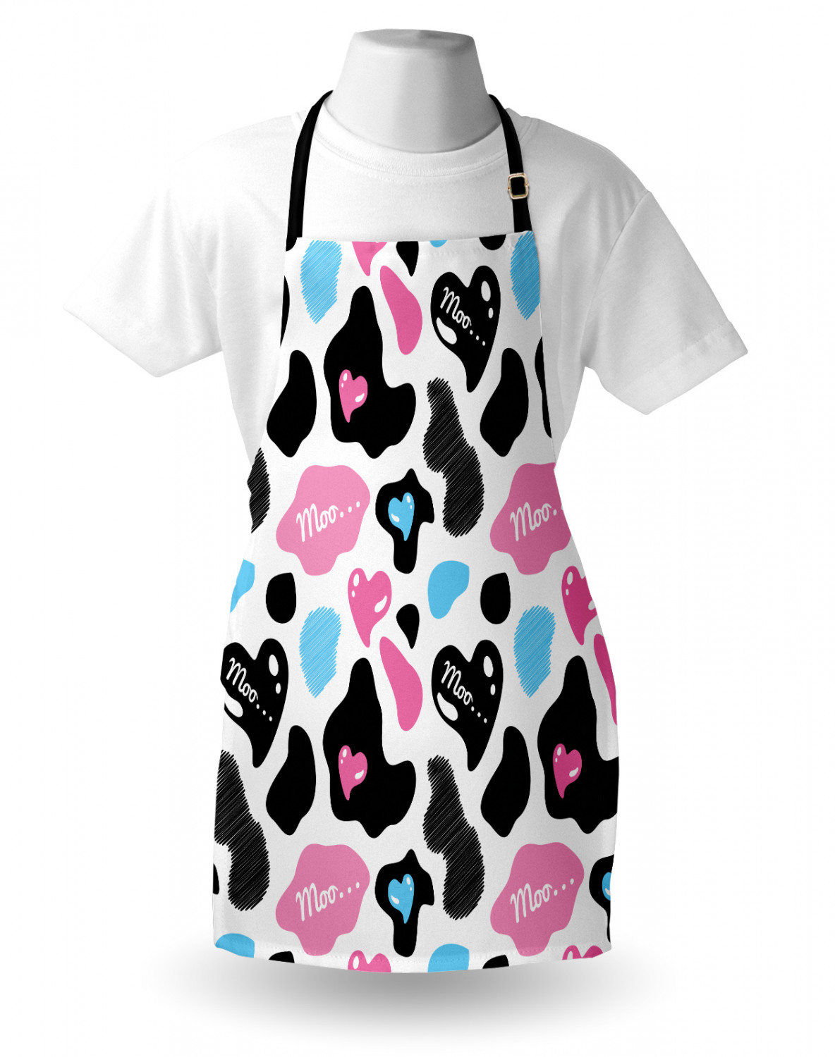 Ambesonne Apron Unisex Bib with Adjustable Strap for Working