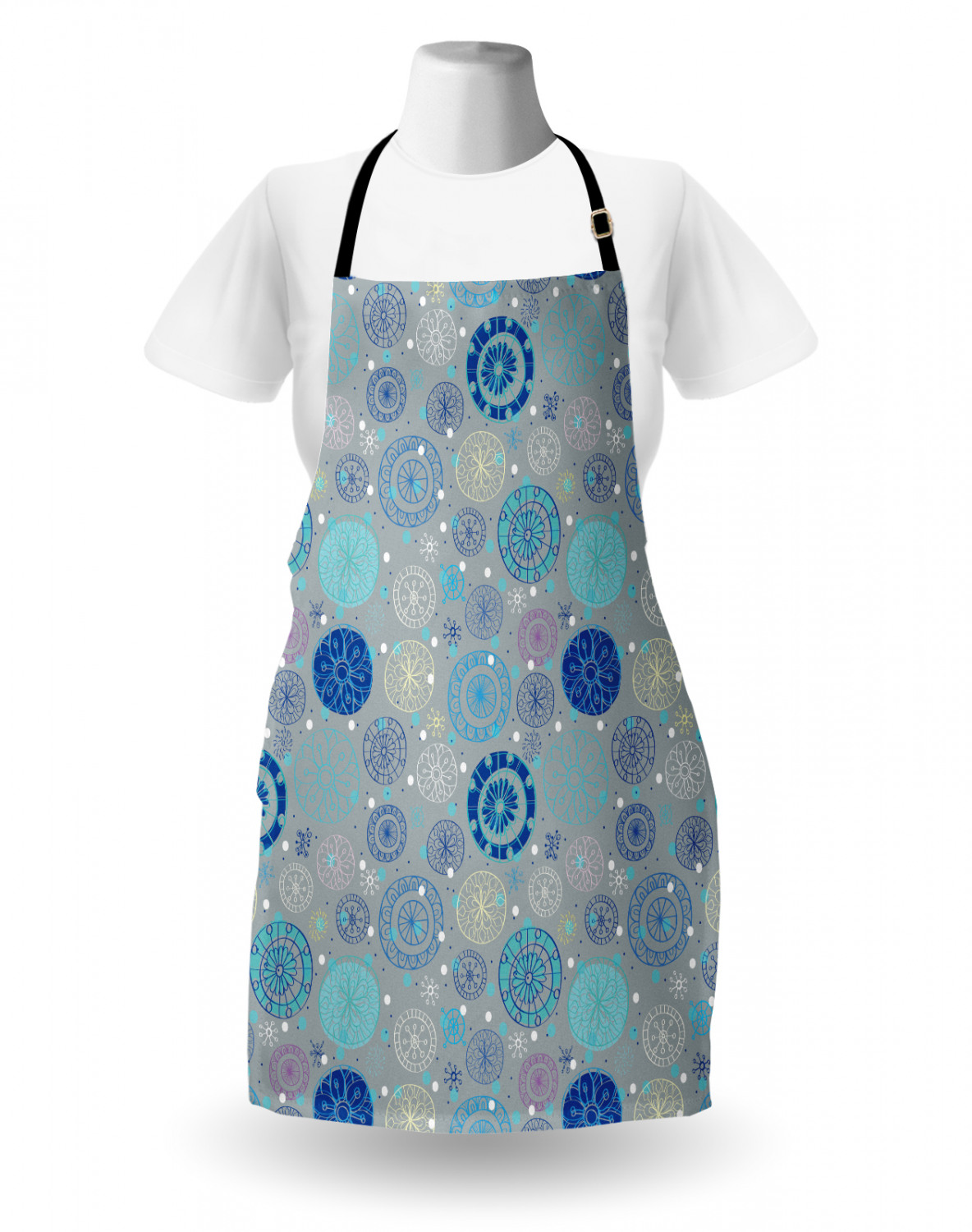 Ambesonne Apron Unisex Bib with Adjustable Strap for Working