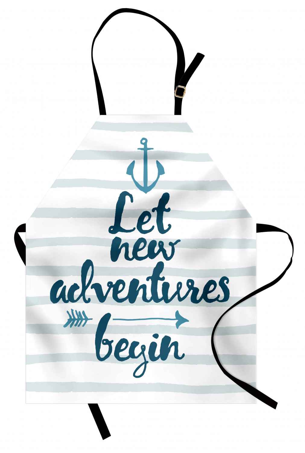 Nautical Whale Apron Unisex Kitchen Bib with Adjustable Neck Cooking