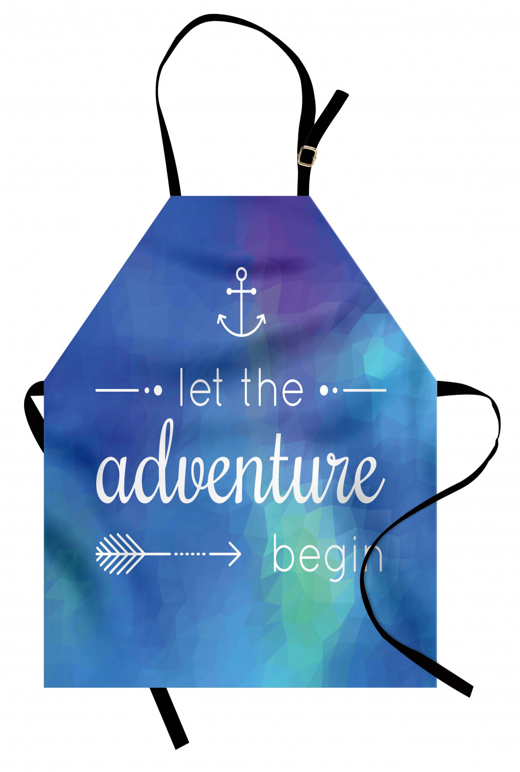 Ambesonne Apron Unisex Bib with Adjustable Strap for Working